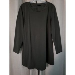 Dark Olive Swing Tee Dress